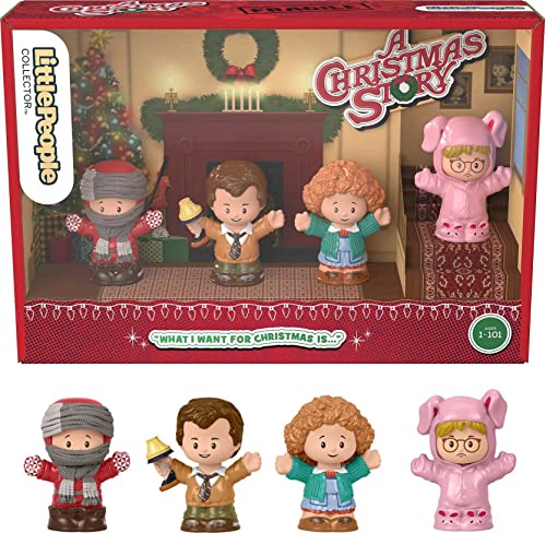 Little People Collector A Christmas Story Movie Special Edition Figure Set for Adults & Fans in Display Box