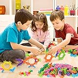 FALDAA 400 Pieces Building Blocks Kids STEM Toys Educational Building Toys Discs Sets Interlocking Solid Plastic Building Blocks for Preschoolers Kids Boys and Girls Aged 3+ Kids Toys (400PCS)