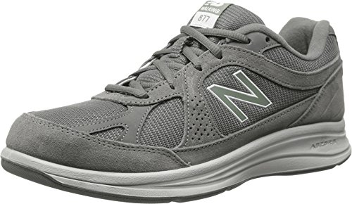 New Balance Men's 877 V1 Walking Shoe, Grey/Grey, 12