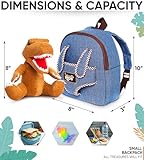 Dinosaur Toys for Kids 3-5, Dinosaur Toys for Kids 2-4, Birthday Gifts for 2 Year Old Boy, Gifts for 3 Year Old Boys, Toddler Backpack