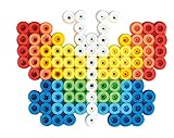 Hama Fuse Beads, Pegboards and Hama Bead-Tac in Bucket - Creative Craft Set, Arts & Crafts Toys for Ages 5+