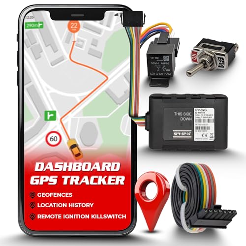 Spy Spot Hardwire 4G GPS Tracker with Kill Switch | Starter Disable GPS Tracking | Rental Car Companies | Turo | Fleets Battery Operated