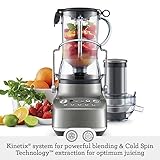 Breville the 3X Bluicer™ Blender and Juicer, BJB615SHY, Smoked Hickory