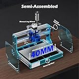 Genmitsu 3018-PROVer V2 CNC Router Machine for Beginner, Mini Milling Engraver Kit with Z-Probe, Limit Switches, E-Stop, Ideal for Wood, Acrylic, MDF, Plastic, PVC (Without Offline Controller)