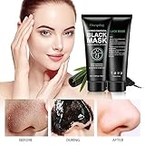 Onespring Blackhead Remover Mask, Peel Off Black Mask for Men and Women, Purifying Charcoal Face Mask for Deep Cleansing Blackheads, Dirt, Pores, Excess Oil (3.38 fl. oz)