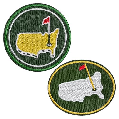 JEFUZH Golf Patches, Embroidered Iron-On Golf Patches for Clothes, Hats, Jeans, Skirts, Backpacks, Etc