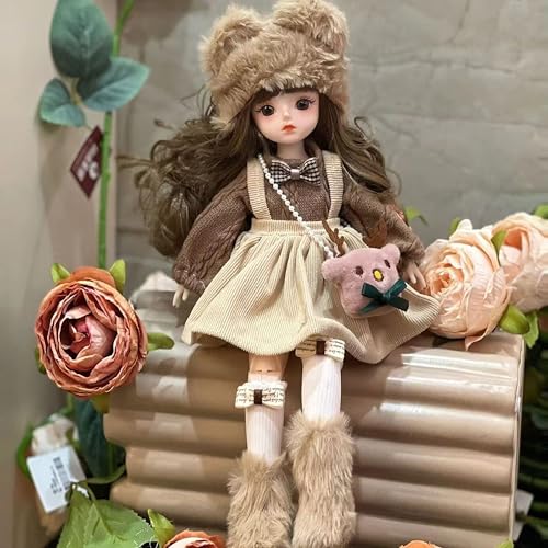 retcvk 1/6 Bjd Doll Ball Jointed Doll Blythe Doll Smart Doll with Clothes Anime Doll Bjd Dolls Myou Doll Kawaii Dolls (Zongcha)