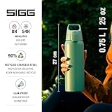 SIGG - Insulated Water Bottle - Shield Therm One Morning Blue - Suitable For Carbonated Beverages - Leakproof - Dishwasher Safe - BPA Free - 90% Recycled Stainless Steel - Pink - 25 Oz