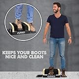 Umien™ Boot Scraper Outdoor Shoe Brush - Shoe Cleaner Brush, Boot Scrubber - Heavy Duty Shoe Cleaning