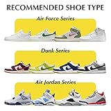 GORYGOLD 6 Pairs Crease Protector for Sneaker Shoes - Anti Crease Shoe Guard Toebox Descreaser for Men Women Youth Kids, Size 6-10