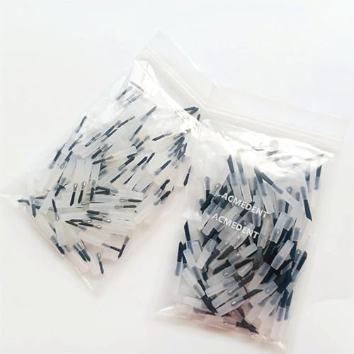 Cuteethera 1000Pcs Dental Disposable Composite Brush Tips Mini Brushes Dentist Material Medicine Wipping Tools Handles