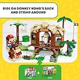 LEGO Super Mario Donkey Kong’s Tree House Expansion Set, Buildable Game with 2 Collectible Super Mario Figures Donkey Kong and Cranky Kong, Fun Birthday Gift for 8-10 Year Old Kids, 71424