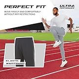 Ultra Performance 3 Pack Fleece Jogger Pants for Men, Mens Sweatpants for Gym Workout