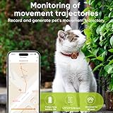 GPS Tracker for Dogs Cat Tracker Dog Tracker Health Monitoring for GPS Dog Collar Smart GPS Cat Tracker Dog GPS Tracker Pet Tracker for Cats 4G Network Dog Tracker Tag