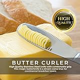 Stainless Steel Butter Spreader, Butter Knife - 3 in 1 Kitchen Gadgets (1)