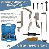 Timing Chain Camshaft Alignment Locking Timing Tool Kit Fit for Mini Cooper 2007-2012 with Engine N12 N14 1.6L 1598CC L4 DOHC Turbocharged Replace N14B16 11317516088 119540