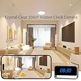 DuboCam Clock Camera - Full HD 1080P Wireless Camera - WiFi Nanny Cam for Home Indoor Security - WiFi & Bluetooth Connection【Upgraded】