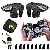 PUBG Mobile Triggers 13 in 1 Combo, 4 Gaming Triggers Mobile Phone Game Controller for PUBG/Knives Out/Call of Duty/Rules of Survival, Aim & Fire Trigger for iPhone & Android Phone (Boy)