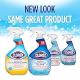 Clorox Disinfecting All-Purpose Cleaner 32 Oz and Disinfecting Bathroom Cleaner, Household Essentials, 30 Oz, Pack of 3