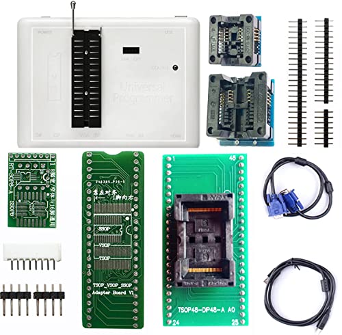 ICTOLTOL RT809H EMMC-Nand Flash Extremely Fast Universal chip Programmer Kit IC Programmer eprom Adapters with Cables ISP Cables TSOP48 TSOP56 CAR/DVD/TV