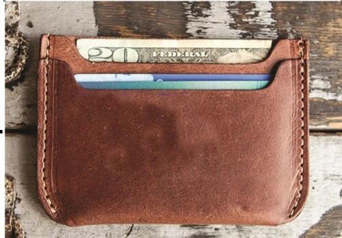 Leather Die Cutter Japan Steel Blade DIY Leather Craft Card Holder Samll Wallet Wooden Die Cutting Knife Mould Hand Punch Tool - (Color: no stitch hole)