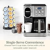 Cuisinart Coffee Maker, 12-Cup Glass Carafe, Automatic Hot & Iced Coffee Maker, Single Server Brewer, Stainless Steel, SS-16