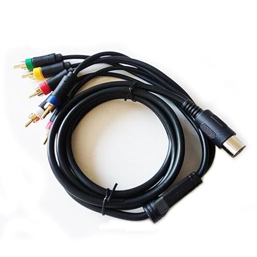YEELAMKOK TV AV RGB/RGBS Composite Cable Cord Fit for SEGA Mega Drive 1 Console Accessories