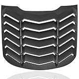 CUMART 2015-2023 Rear+Side Window Louvers Windshield Sun Shade Cover Lambo Style Matte Black Compatible with Ford Mustang 2015 2016 2017 2018 2019 2020 2021 2022 2023 Complete Set …