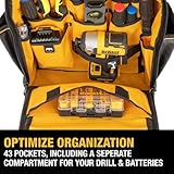 DEWALT Tool Backpack, Tool Storage and Organization, Durable and Water Resistant (DWST560102)