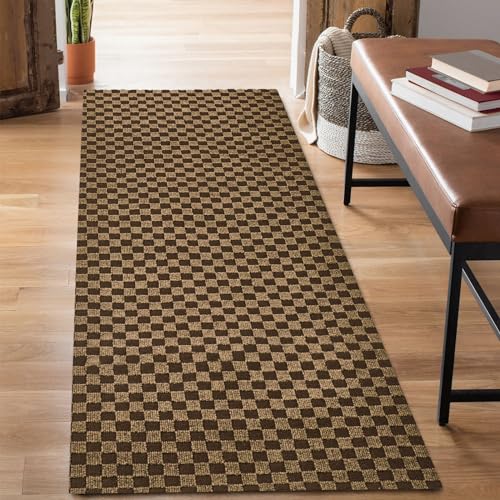 BESTVUE 4' x 50' Runner Rugs with Rubber Backing, Outdoor Indoor Utility Non Slip Carpet Rug Runner for Hallway, Custom Size Area Rugs Mat for Entryway Balcony Patio Kitchen Garage Stair Laundry