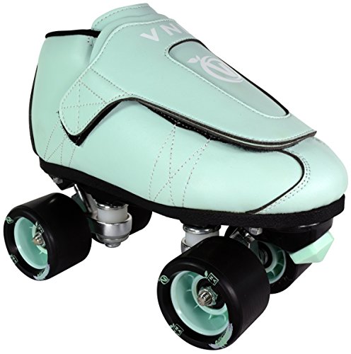 VNLA Junior Mint - Jam Skates for Men and Women - Indoor Unisex Roller Skates for Tricks and Jam Skating Mint Green (Men 8 / Women 9)