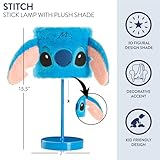 Idea Nuova Disney Stitch Figural Plush Shade Table Lamp,Perfect for Kids Rooms