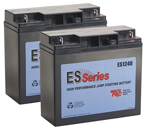 Clore Automotive Booster PAC ES1240 Replacement Batteries for ES6000/ES8000/ES1224 (2 Batteries), One Size