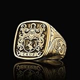 Coat of Arms Ring, Family Crest Ring, Personalized Ring for Men, Custom Signet Ring, Engraved Family Name Ring, Customized Family Crest Personalized Signet Ring