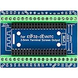 risingsaplings 3pcs ESP32 Terminal Breakout Board 38 Pins GPIO Expansion Board Compatible for ESP32-DevKitC 0.9" or 1.0" Size Module