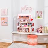 KidKraft Chelsea Doll Cottage Wooden Dollhouse with 16 Accessories, Working Shutters, for 5-Inch Dolls