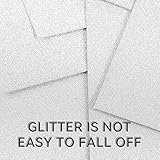 Silver Glitter Cardstock 12 x 12, Paper for Cricut, Thick Card Stock for Card Making, Scrapbooking, Craft(250Gsm 30Sheets)…