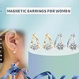 Halolux Lymphvity Germanium Earrings, Lymphvity Magnetherapy Germanium Earrings (2 Pairs Gold + Silver)