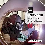 Jackson Safety Rebel Welding Mask with Digital ADF - Lightweight Auto Darkening Safety Goggles with Shield & Flame Resistant Welding Hood - ANSI Z87.1