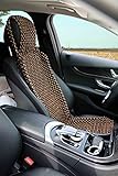 EXCEL LIFE Natural Wood Beaded Seat Cover Massaging Cooling Cushion for Car Truck. Keeps The Back from Getting Sweaty While Driving. Makes Driving More Bearable and Less Painful On Long Trips