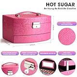 Hot Sugar Girls Makeup Kit for Birthday Gift, All in One Beginner Makeup Kit for Women Full Kit, Christmas Makeup Set for Teens 10 12 13 16 Includes Real Cosmetics and Makeup Tools (ROSY)