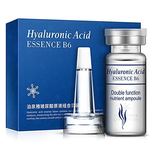 BIOAQUA Hyaluronic Acid Essence B6 Glycerol Tender Smooth Skin Serum Plant Extracts Nourishing Moisturizing 5ml*10PCS/Box