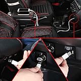 Car Armrest For KIA Picanto 2008-2019 Interior Center Consoles Rotatable Black Storage Arm Rest Dual Layer With 7 USB Charge Port