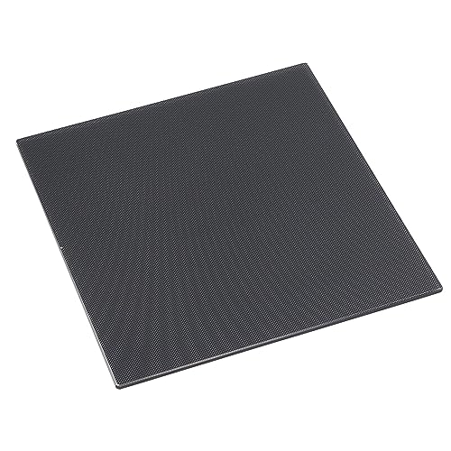 3D Printer Glass Bed, 220x240x4mm Tempered Plate Build for MEGA S, Flat and Smooth Construction Surface, Easy Removal of Printed Items Without Tools