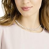 Swarovski Una Angelic All-Around Choker Necklace, Clear Swarovski Crystals and Matching Crystal Pavé with a Rose-Gold Tone Finish Setting