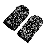 Bloepum 8X Gaming Finger Grips Mobile Games Non-Slip Anti-Sweat Contact Screen Gloves for PUPG Mobile Games Finger Glove