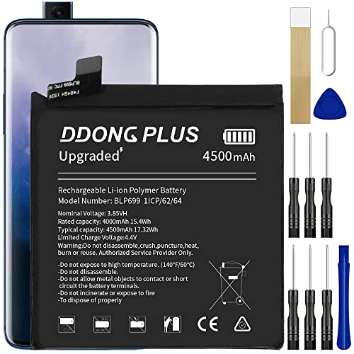 DDONG PLUS Replacement Battery BLP699 [Upgraded] for OnePlus 7 Pro GM1917 GM1910 GM1915 GM1913 GM1911 Battery Free Adhesive Tool