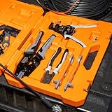 Klein Tools 92919SEP Solar Tool Set with Cutter, Stripper, Crimper, Wrenches and PV Connectors for Solar Panel Cable Assembly and Installation