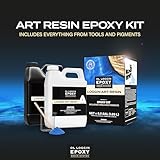 Ol Loggin Epoxy Resin Art Starter Kit, 64 oz. - VOC-Free, Food Safe, Clear, OLE-AR-064-SK