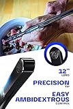 Dalstrong Chef Tweezers Professional Kitchen Tongs- 12" high-precision Tweezer Tongs for Cooking - Stainless Steel Black w/vTitanium Coating - Dad's Valentine Gift for BBQ, Plating, Multi-use